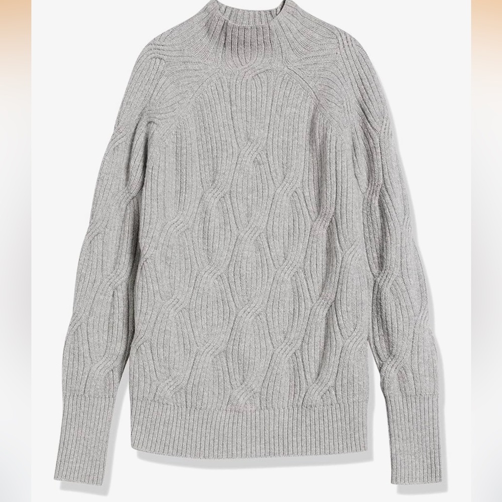 NWT! Amazon Essentials Women's Winter Long-Sleeve Sweater — Gray, XXL